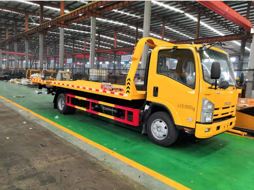 五十鈴黃牌一拖二清障車