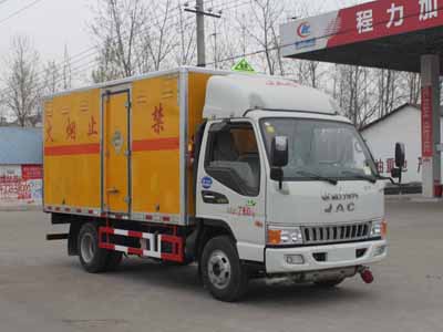 國(guó)五江淮廂長(zhǎng)4.12米爆破器材運(yùn)輸車